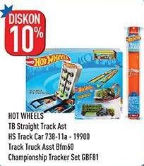 Promo Harga Hot Wheels TB STraight Track Ast/HS Track Car/Track Truck Asst/Championship Tracker  - Hypermart