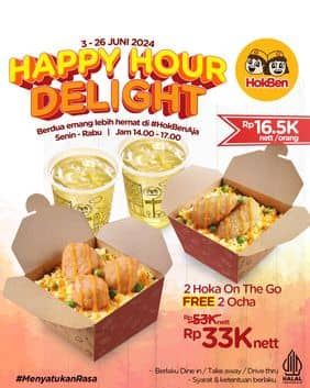 Promo Harga Happy Hour Delight  - HokBen