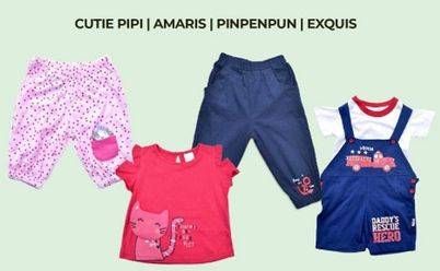Promo Harga Cutie Pipi/Amaris/Pinpenpun/Exquis Pakaian Anak  - Carrefour