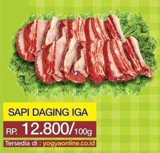 Promo Harga Iga Sapi per 100 gr - Yogya