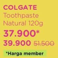 Promo Harga Colgate Toothpaste Natural Extracts 120 gr - Watsons