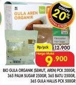 Promo Harga BIO ORGANIK Gula Semut/Aren/365 Palm Sugar/Gula Batu/Gula Halus  - Superindo