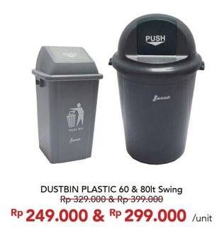 Promo Harga Dustbin Plastic  - Carrefour