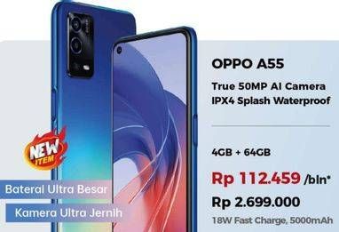 Promo Harga OPPO A55 4 GB + 64 GB  - Erafone