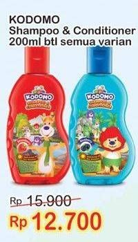 Promo Harga KODOMO Gel Shampoo & Conditioner All Variants 200 ml - Indomaret