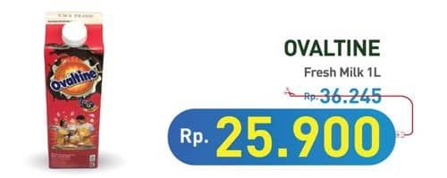 Promo Harga Ovaltine Fresh Milk 1000 ml - Hypermart