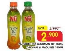 Promo Harga NU Green Tea Green Tea Original, Green Tea Madu 330 ml - Superindo