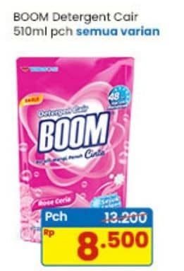 Promo Harga Boom Detergent Cair  All Variants 510 ml - Indomaret
