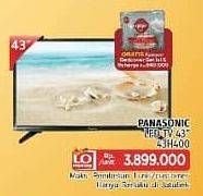 Promo Harga PANASONIC LED TV 43'' 43H400  - LotteMart