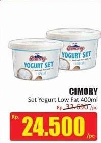 Promo Harga CIMORY Yogurt Set Low Fat 400 ml - Hari Hari