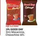 Promo Harga Good Day Instant Coffee 3 in 1 Chococinno, Mocacinno per 10 sachet 20 gr - Alfamidi