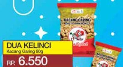 Promo Harga DUA KELINCI Kacang Garing Original 80 gr - Yogya