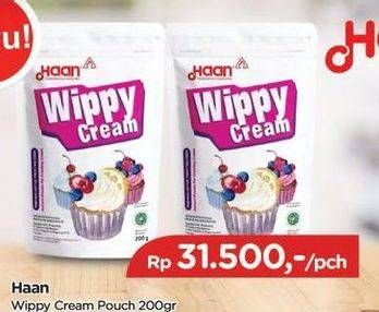 Promo Harga Haan Wippy Cream 200 gr - TIP TOP