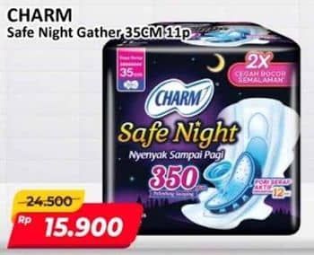 Promo Harga Charm Safe Night Gathers 35cm 11 pcs - Alfamart