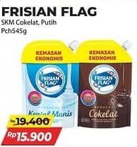 Promo Harga Frisian Flag Susu Kental Manis Cokelat, Putih 545 gr - Alfamart