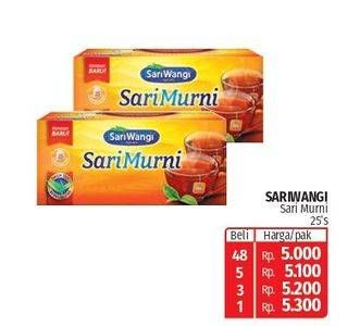 Promo Harga Sariwangi Teh Sari Murni 40 gr - Lotte Grosir