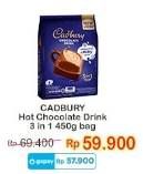 Promo Harga Cadbury Hot Chocolate Drink 3 in 1 450 gr - Indomaret