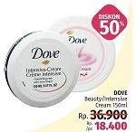 Promo Harga DOVE Beauty Cream Intensive Nourishing, Creme De Beaute 150 ml - LotteMart