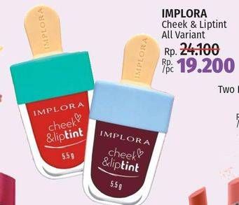 Promo Harga IMPLORA Cheek and Lip Tint All Variants 5 gr - LotteMart