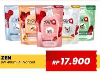 Promo Harga ZEN Anti Bacterial Body Wash All Variants 400 ml - Yogya