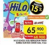 Promo Harga Hilo School Susu Bubuk Bubble Gum 500 gr - Superindo