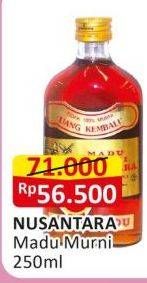 Promo Harga Madu Nusantara Madu Murni 250 ml - Alfamart