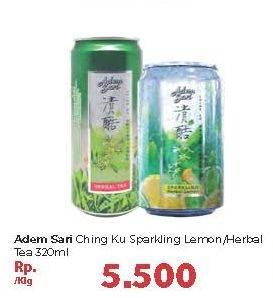Promo Harga ADEM SARI Ching Ku Sparkling, Herbal Tea 320 ml - Carrefour