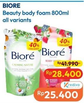 Promo Harga Biore Body Foam Beauty All Variants 800 ml - Hypermart