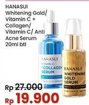 Promo Harga Hanasui Serum Gold, Vit C Collagen, Vit C, Anti Acne 20 ml - Indomaret
