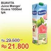 Promo Harga BUAVITA Fresh Juice Guava, Mango 1000 ml - Indomaret