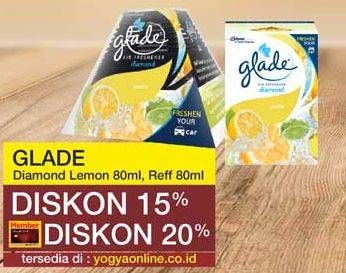 Promo Harga GLADE Diamond Lemon 80 ml - Yogya