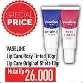 Promo Harga VASELINE Lip Care Original, Rosy Tinted 10 gr - Hypermart