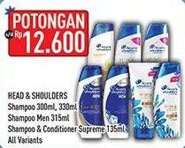 Head & Shoulders Shampoo/Shampoo Men/Shampoo & Conditioner Supreme