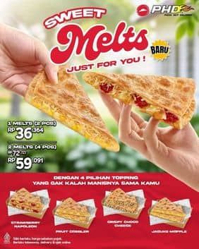 Promo Harga Sweet Melts  - Pizza Hut