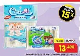 Promo Harga Charmi Cotton Buds Art, Baby 100 pcs - Superindo