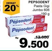 Promo Harga PEPSODENT Pasta Gigi Pencegah Gigi Berlubang 190 gr - Giant