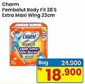 Promo Harga Charm Body Fit Extra Maxi Wing 28 pcs - Indomaret