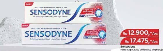 Promo Harga Sensodyne Pasta Gigi 100 gr - TIP TOP