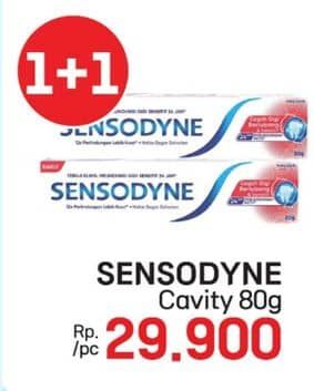 Promo Harga Sensodyne Pasta Gigi Cegah Gigi Berlubang Sensitif 80 gr - LotteMart