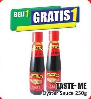 Promo Harga Taste Me Sauce Oyster 250 gr - Hari Hari