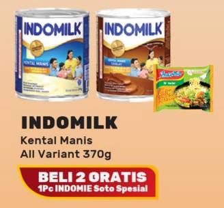 Promo Harga INDOMILK Susu Kental Manis All Variants 370 gr - Yogya