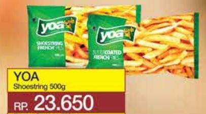 Promo Harga YOA French Fries Shoestring 500 gr - Yogya