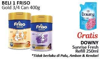 Promo Harga FRISO Gold 3/4 Susu Pertumbuhan 400 gr - Alfamidi