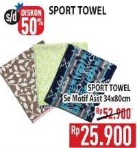 Promo Harga Sport Towel  - Hypermart