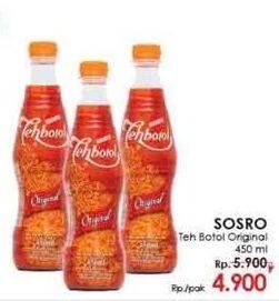 Promo Harga Sosro Teh Botol 450 ml - LotteMart