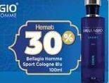 Promo Harga BELLAGIO Sport Spray Cologne Blu 100 ml - Indomaret