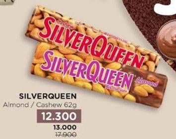 Promo Harga Silver Queen Chocolate Almonds, Cashew 58 gr - Watsons