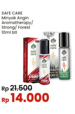 Promo Harga Safe Care Minyak Angin Aroma Therapy Forest, Strong 10 ml - Indomaret
