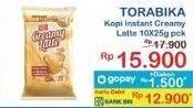 Promo Harga Torabika Creamy Latte per 10 sachet 25 gr - Indomaret