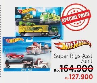 Promo Harga Hot Wheels Super Rigs  - LotteMart